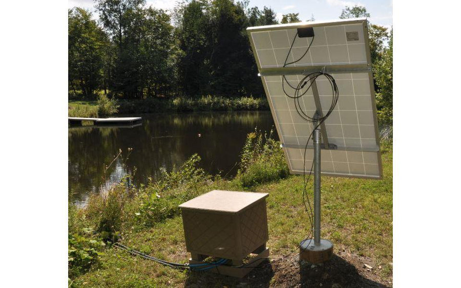 Charger l'image dans la galerie, Solar aeration system with cabinet